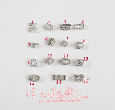 冬裝新品真空鍍銀 鑲鋯石雙接頭配飾 DIY 配件批發(fā)桶珠 隔珠 方快珠_珠寶/配飾飾品/流行首飾/時尚飾品_自由設(shè)計吧